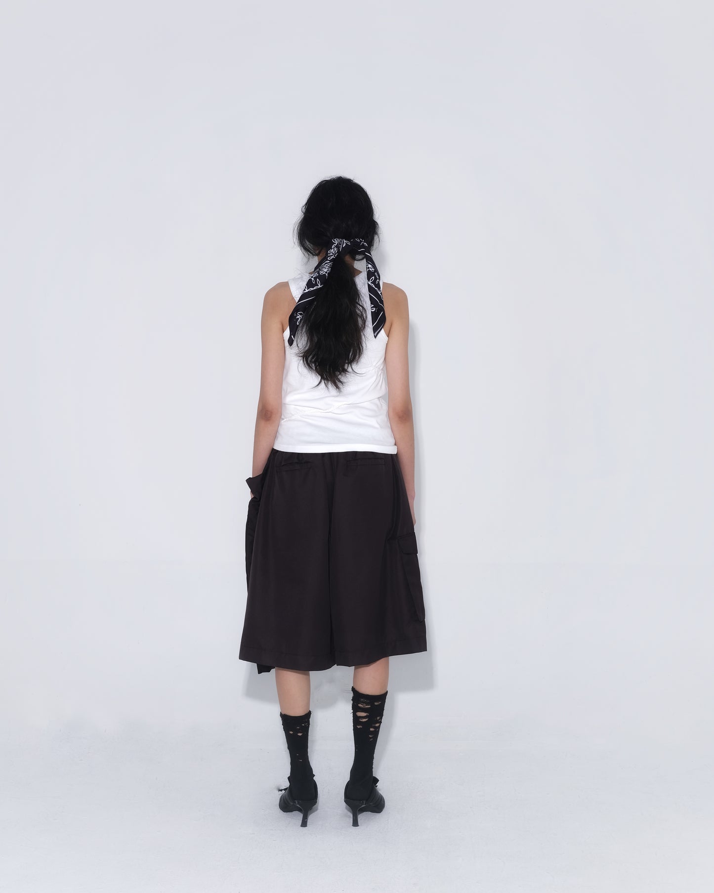 3 Kaki Kongfu Pants in Dark Brown - BEV C multi label store