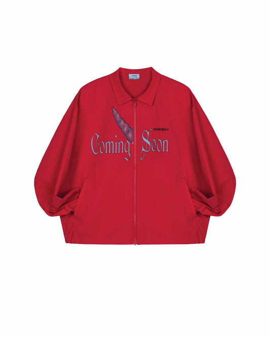 Coming Soon Track Jacket (Red) - BEV C multi label store