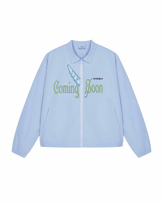 Coming Soon Track Jacket (Sky Blue) - BEV C multi label store