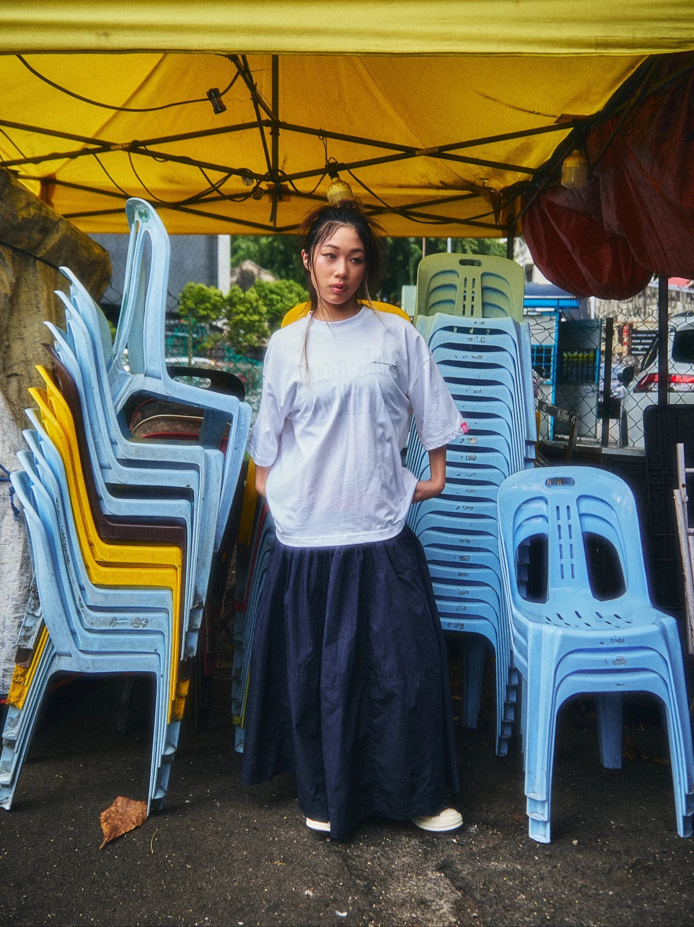 MAKE MONEY BOXY TEE - BEV C multi label store