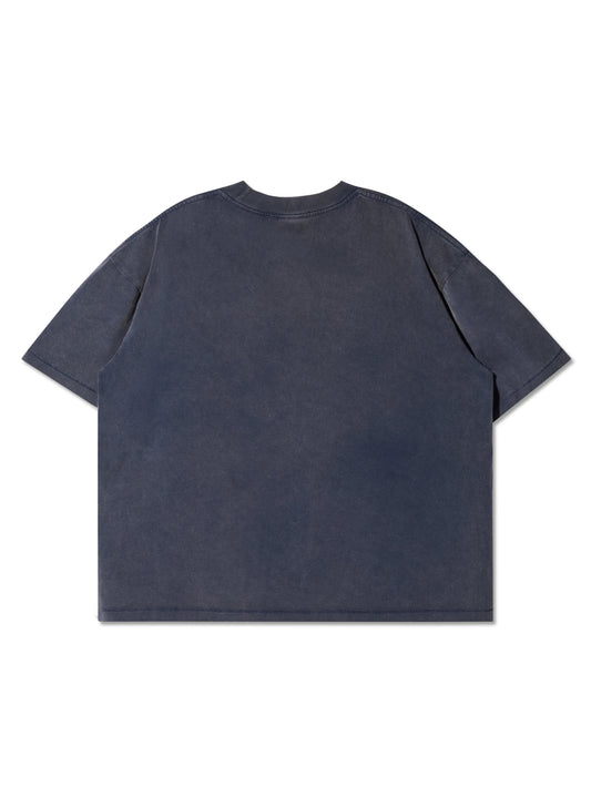 A-STAR WASHED BOXY TEE MIDNIGHT - BEV C multi label store