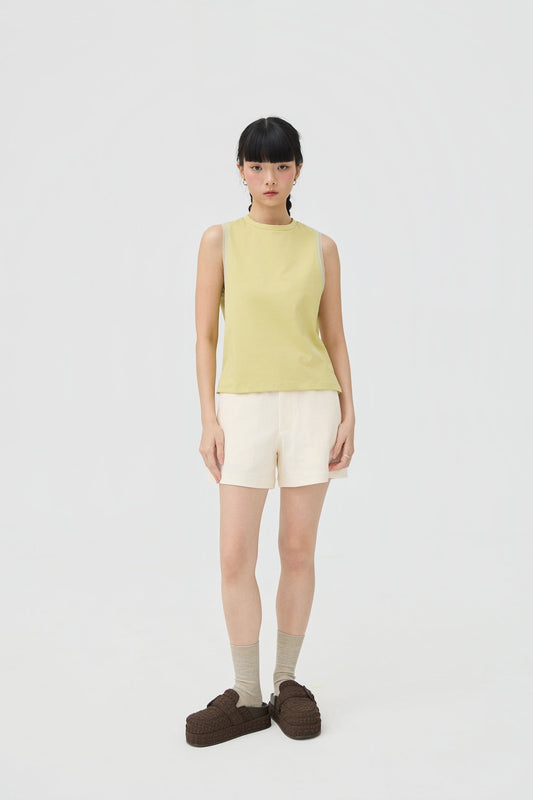 KUMO MUSCLE TANK IN MATCHA GREEN - BEV C multi label store