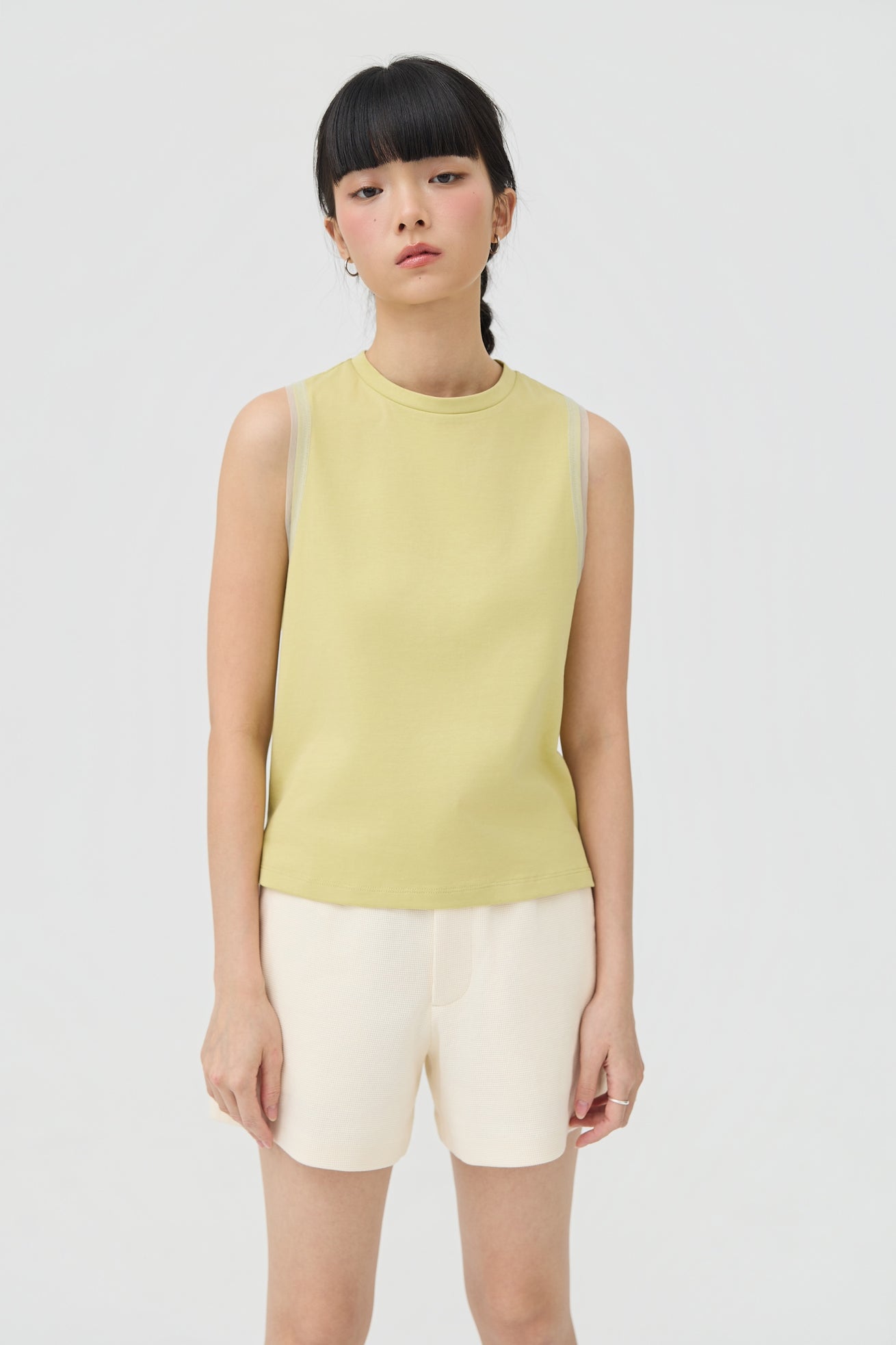 KUMO MUSCLE TANK IN MATCHA GREEN - BEV C multi label store