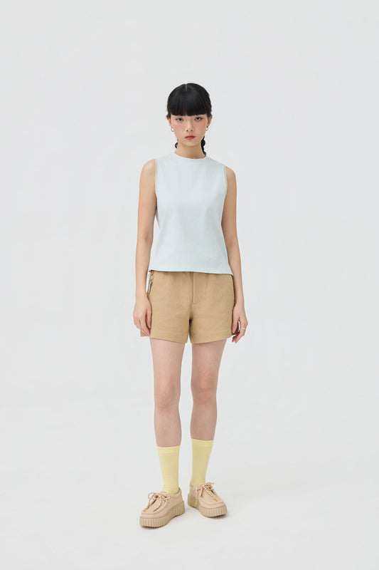 KUMO MUSCLE TANK IN STONE BLUE - BEV C multi label store