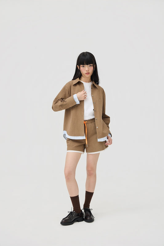 KASANE SHIRT - SAND STONE - BEV C multi label store