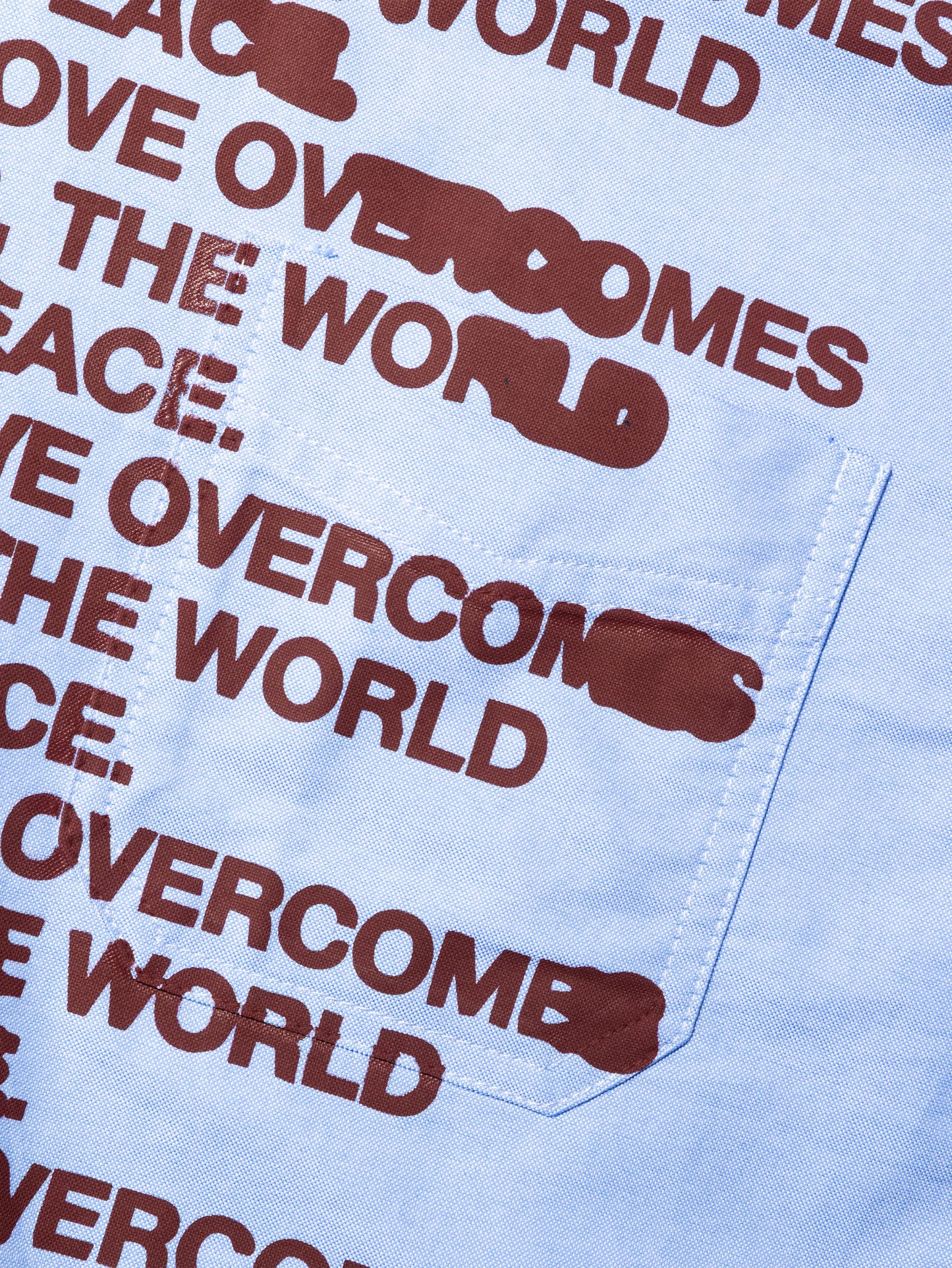 QUOTE CHAPO SHIRT LIGHT BLUE - BEV C multi label store