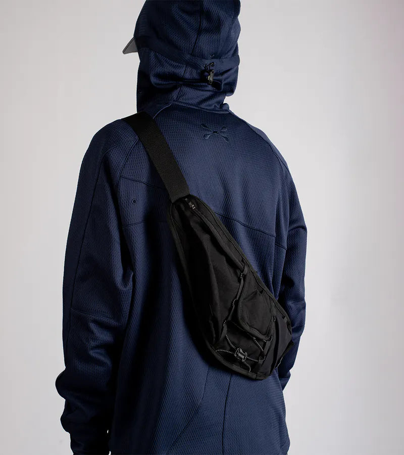 2-Side crossbody bag (CORDURA®)-Black - BEV C multi label store