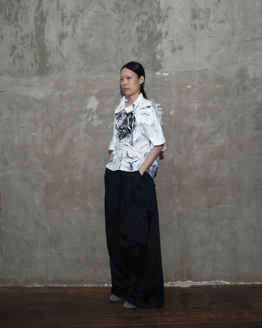 Warp Cargo Pants in Black - BEV C multi label store