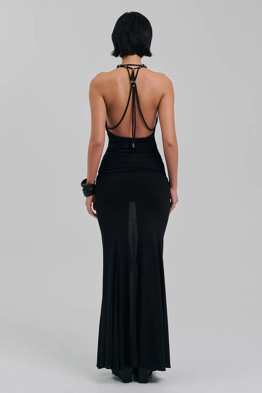 ALTAR MAXI SKIRT BLACK