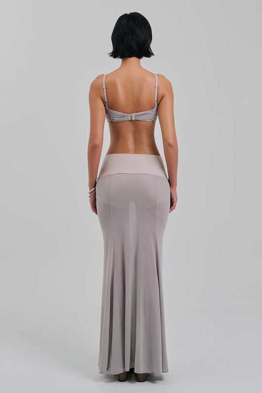 ALTAR MAXI SKIRT PIGEON