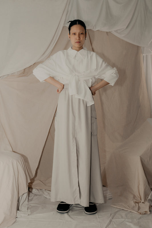 Everyday Shirt in White - BEV C multi label store