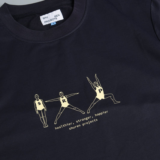 Stronger Tee / Cotton - Midnight Blue - BEV C multi label store