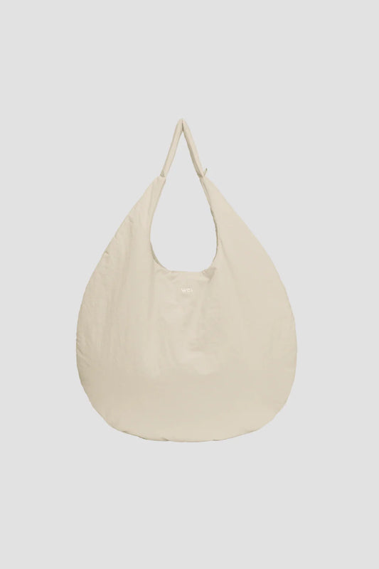 Large Egg Nylon Tote (Off White) - BEV C multi label store
