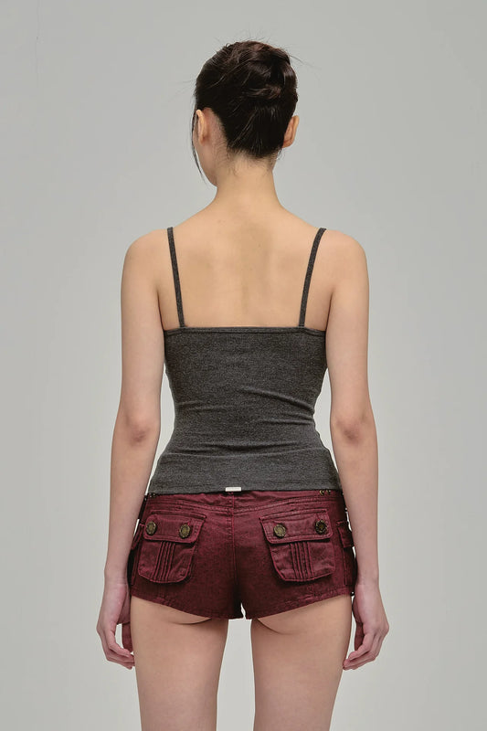 UTILITY SHORTS MAROON - BEV C multi label store
