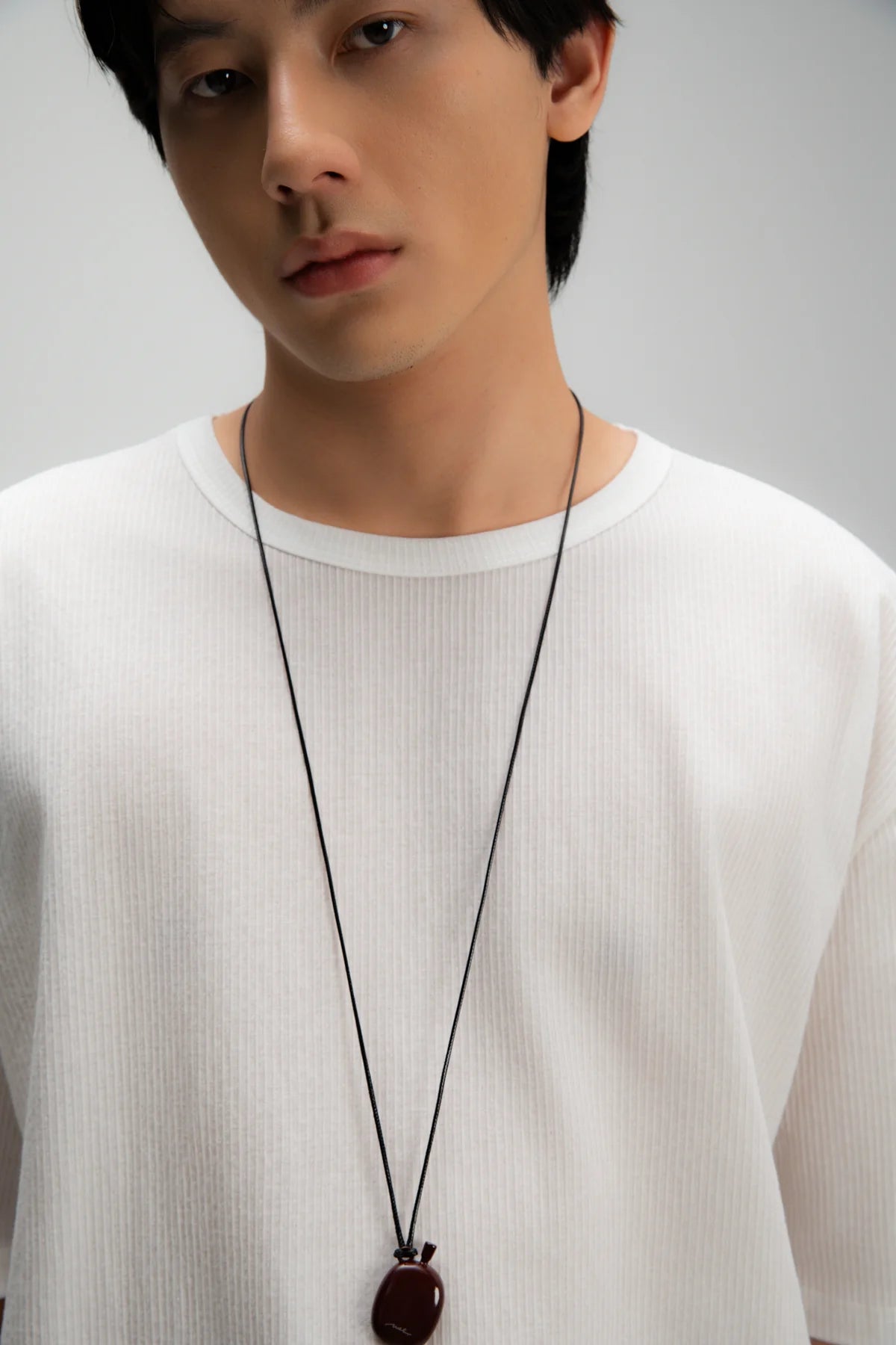 Gender Neutral Thin Boxy Tee (Textured White) - BEV C multi label store