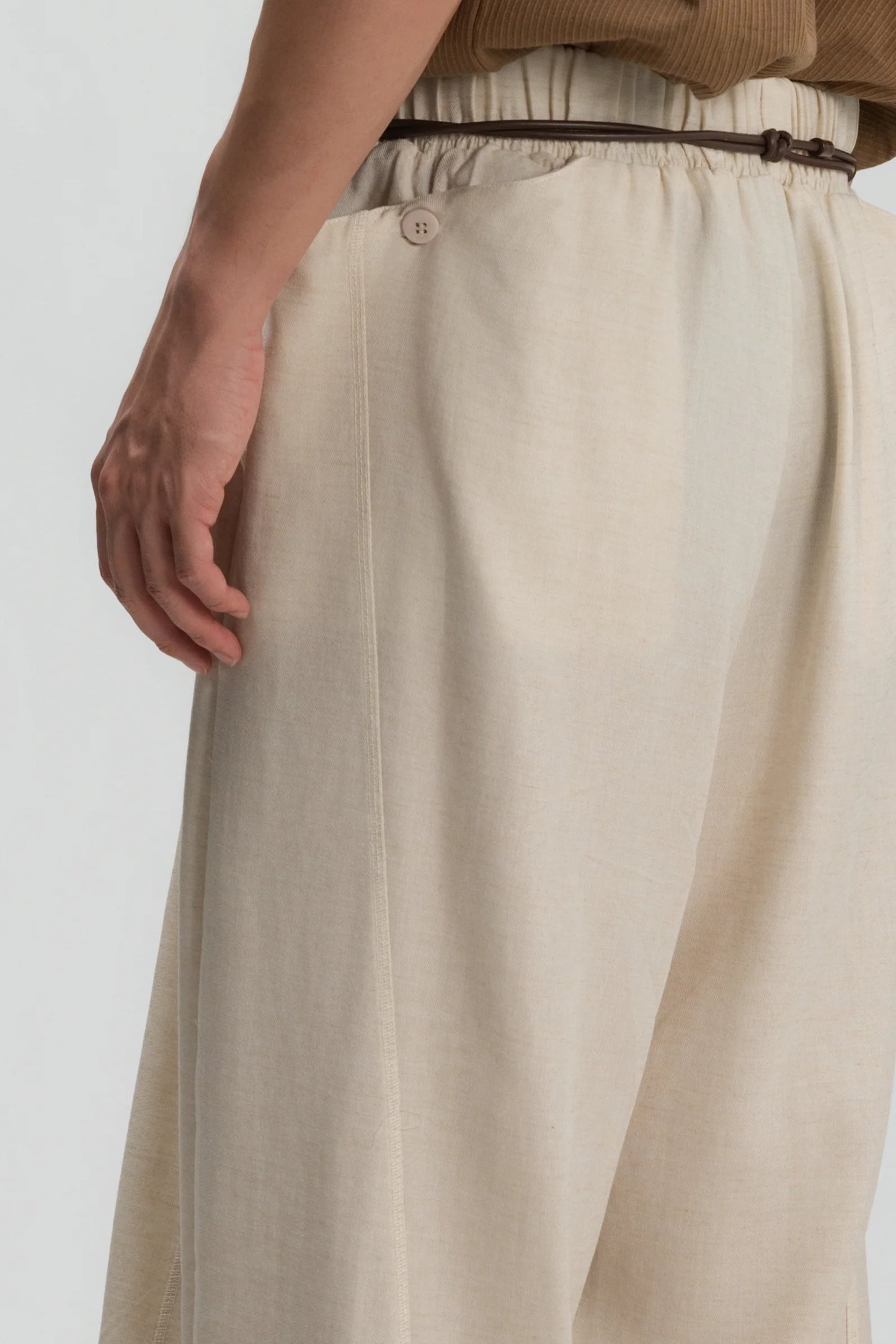 Gender Neutral Convertible Wear Long Pants 2.0 (Off White) - BEV C multi label store