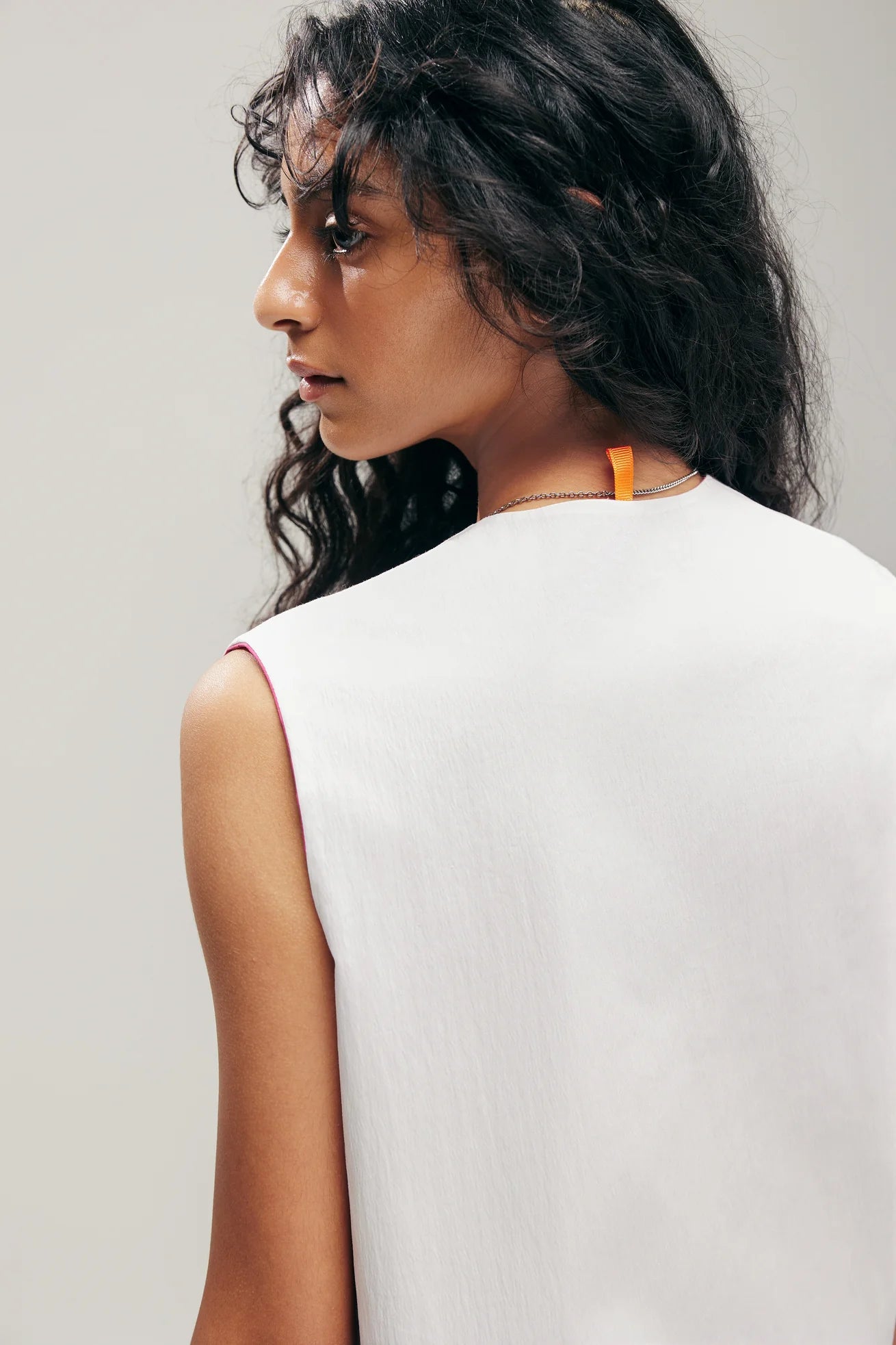 KAGAMI REVERSIBLE VEST IN LIME & MINT BLUE - BEV C multi label store
