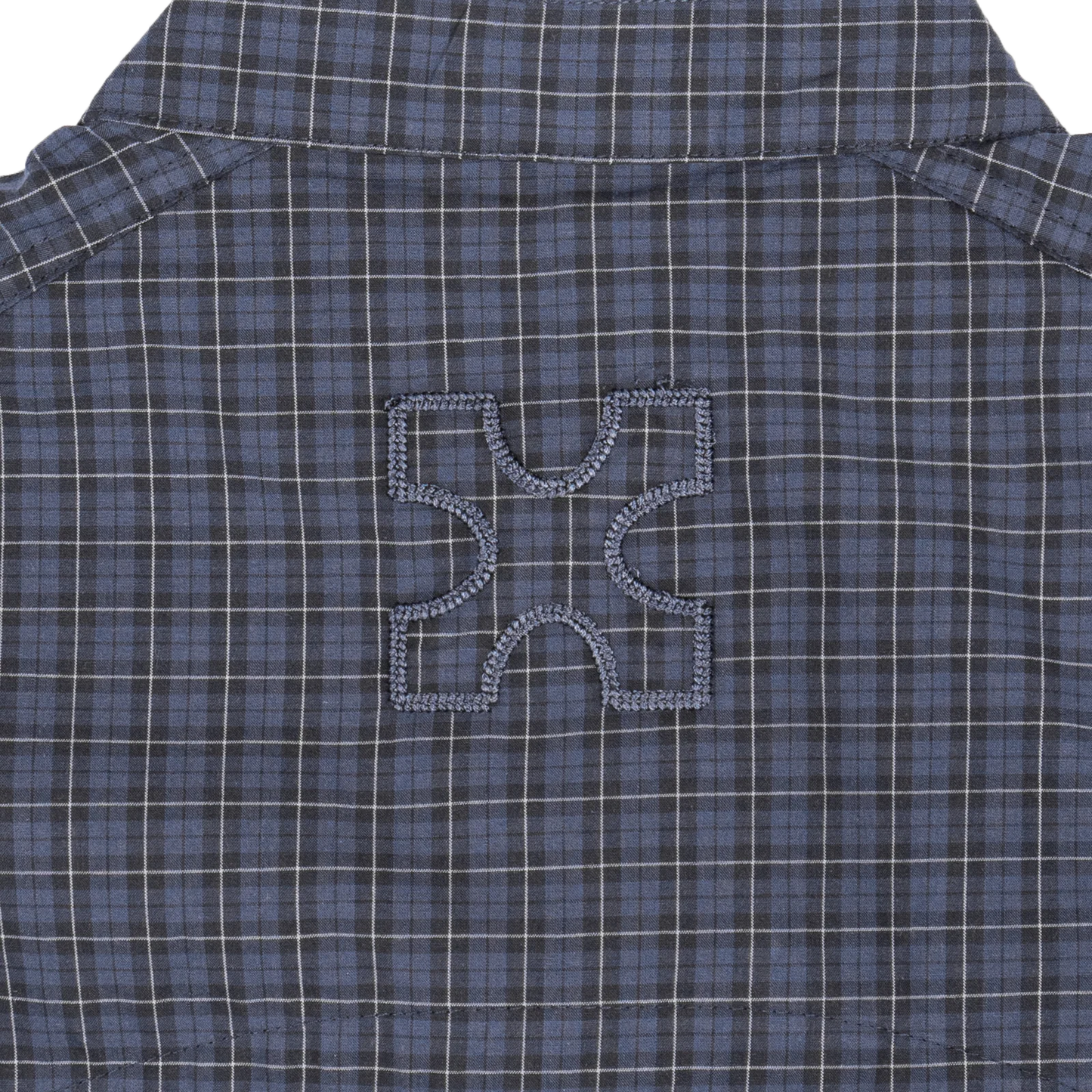 MANDARIN BACK PLEATED SHIRT - CHECKERED - BEV C multi label store