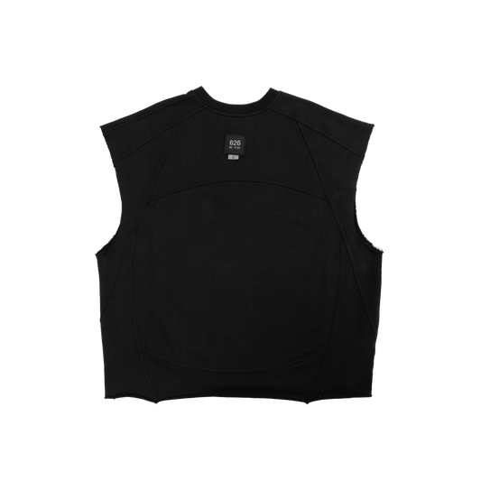 626 BAT PANEL TANK TOP - BLACK - BEV C multi label store