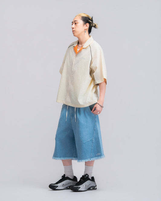 Comfy Balloon Shorts Denim - BEV C multi label store