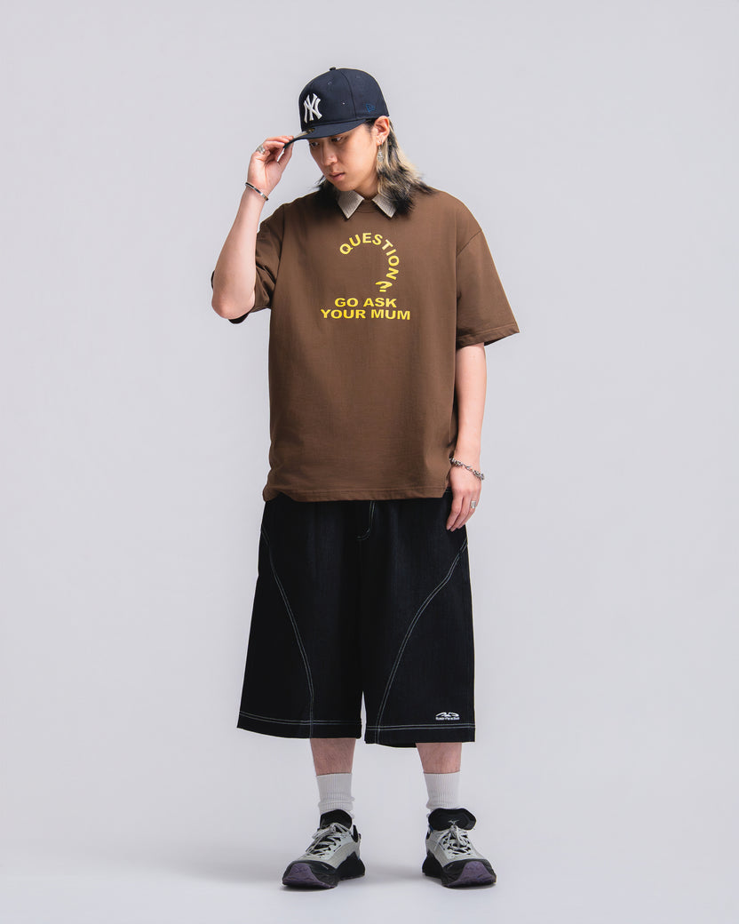 Question Mum Tee Brown - BEV C multi label store