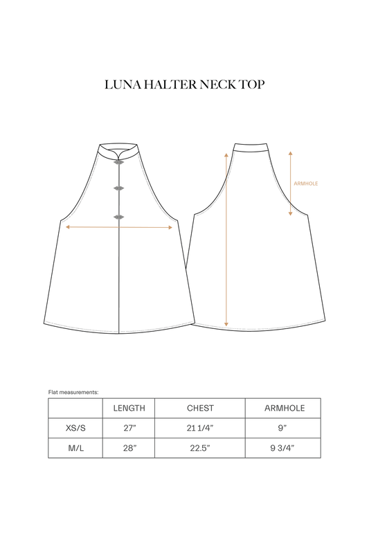 Halter Luna Top (Emerald) - BEV C multi label store