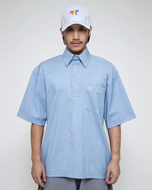 Polo Denim (Sky) - BEV C multi label store