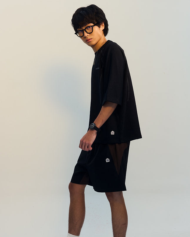 QUICK DRY TEE - BLACK - BEV C multi label store