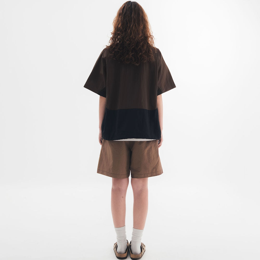 Half Snap Pullover Shirt (Umber) - BEV C multi label store