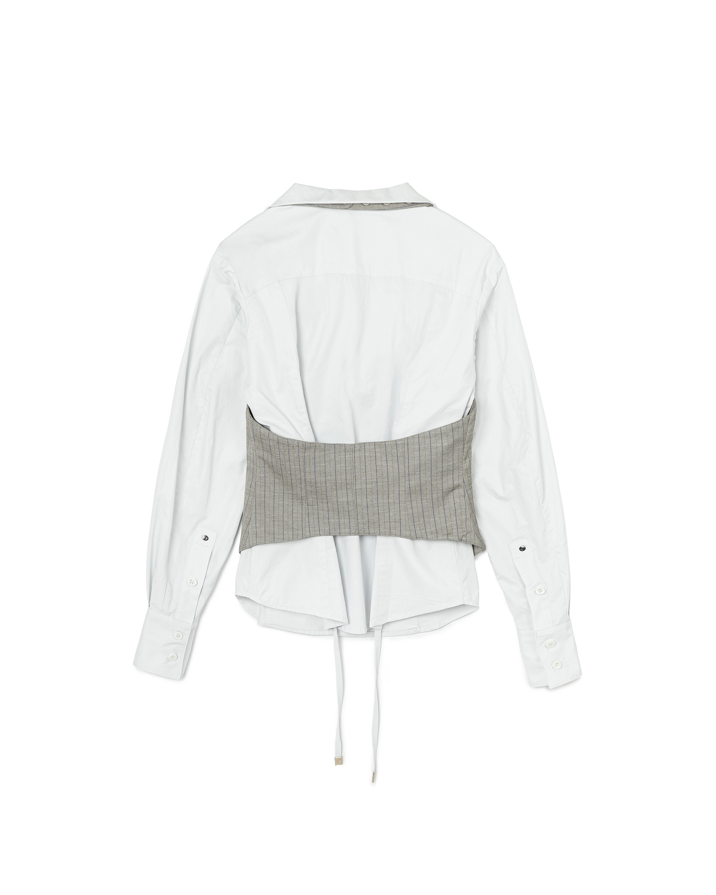 N E O VOL.2_CH.2 DETECTIVE SET SHIRT - LIGHT GREY - BEV C multi label store