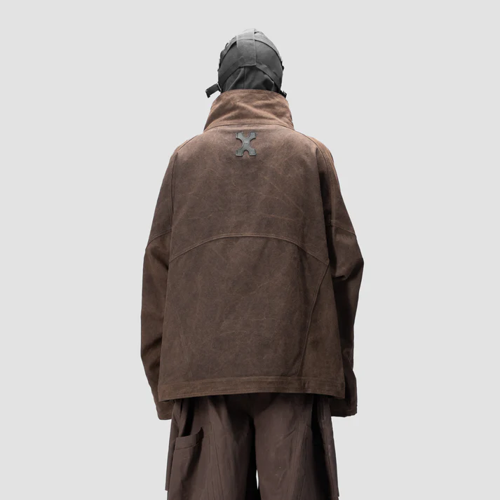 BAT PANEL PARKA - BROWN - BEV C multi label store