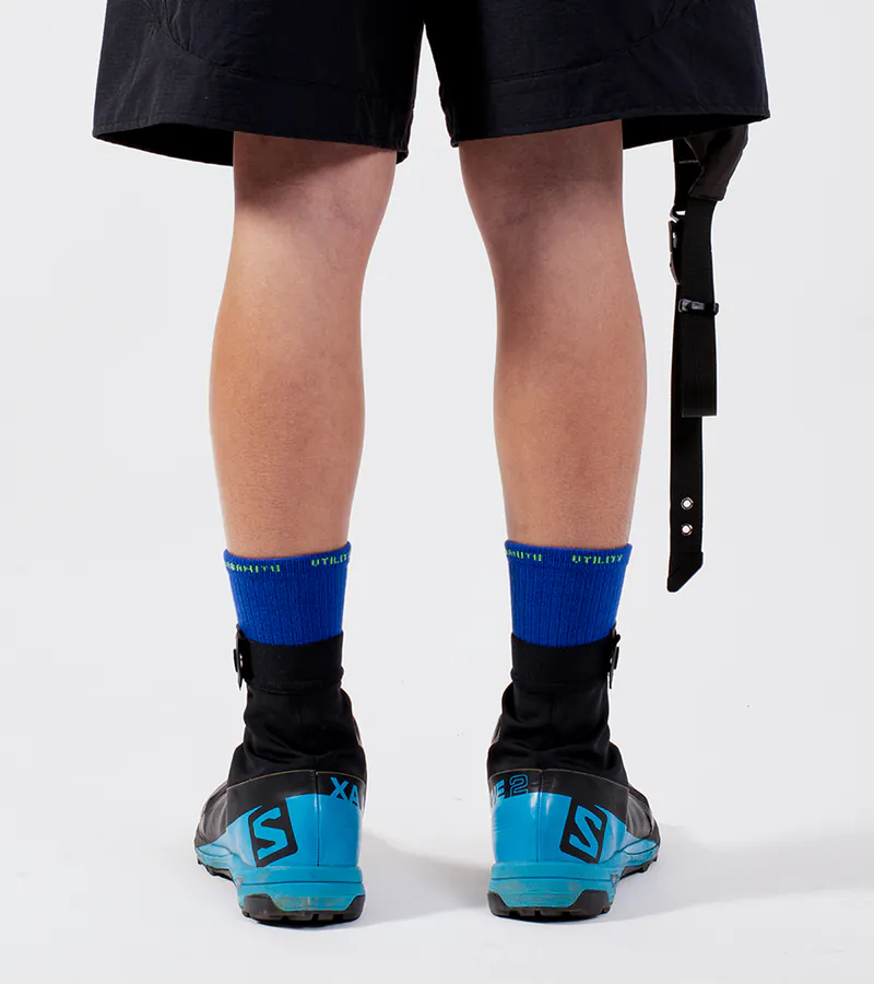 Blue - Essential Mid Socks - BEV C multi label store
