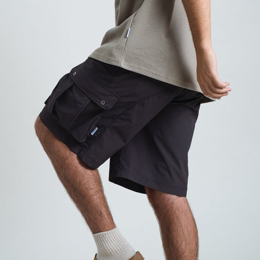 M65 Cargo Shorts / Nylon - Charcoal - BEV C multi label store