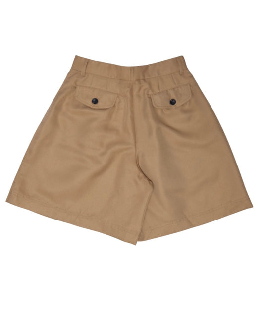 Highwaist Shorts with Ring - Khaki - BEV C multi label store