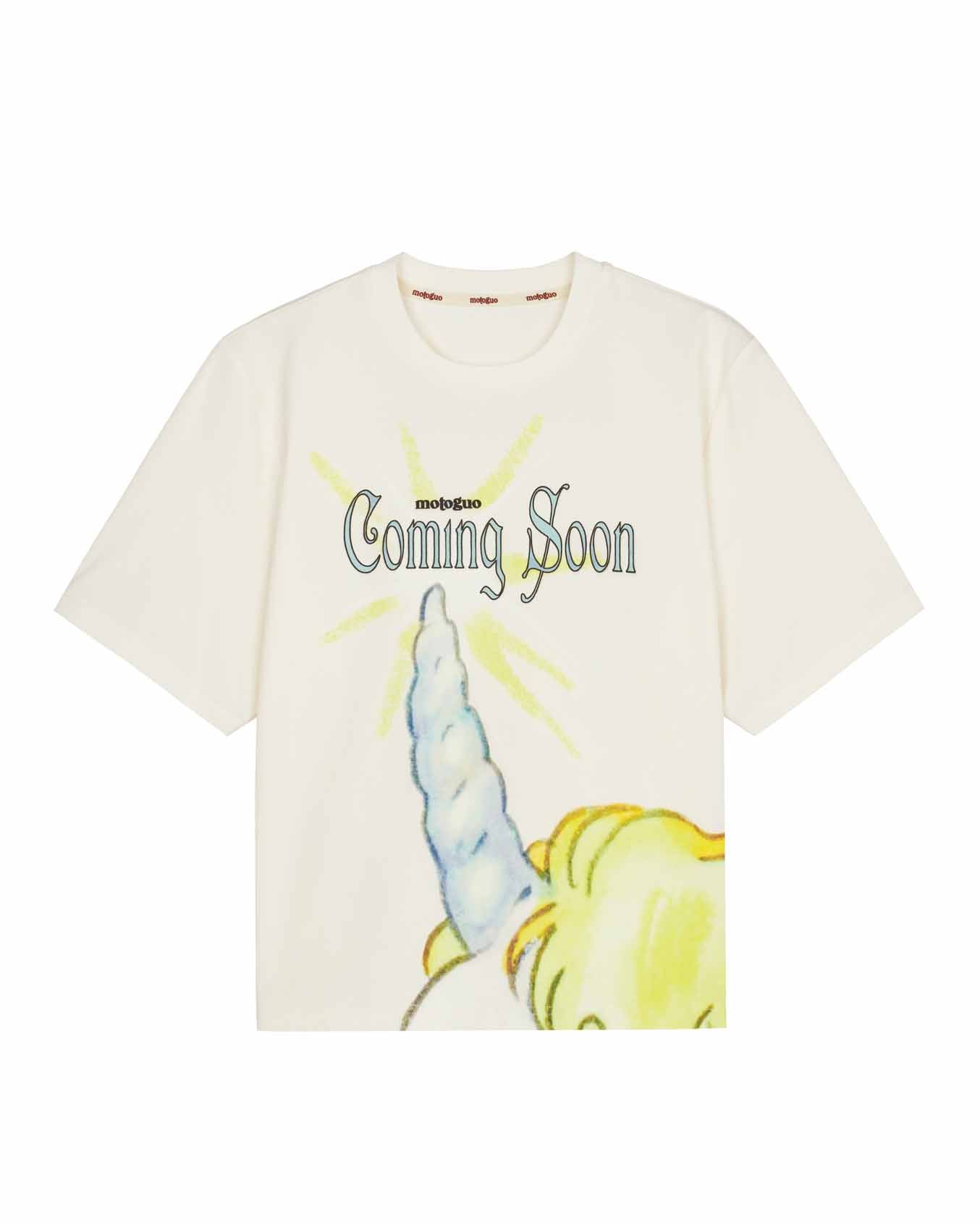 "Coming Soon" Short Sleeve T-Shirt (Off White) - BEV C multi label store