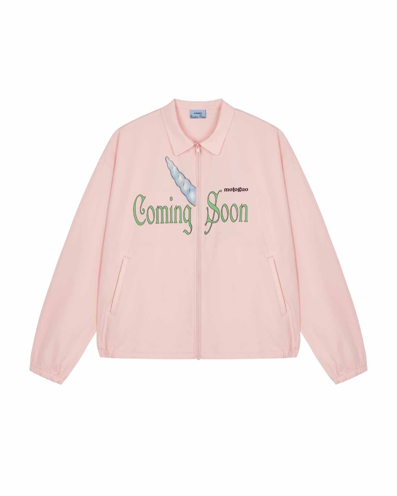 Coming Soon Track Jacket (Pink) - BEV C multi label store
