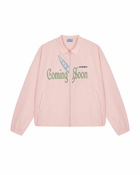 Coming Soon Track Jacket (Pink) - BEV C multi label store
