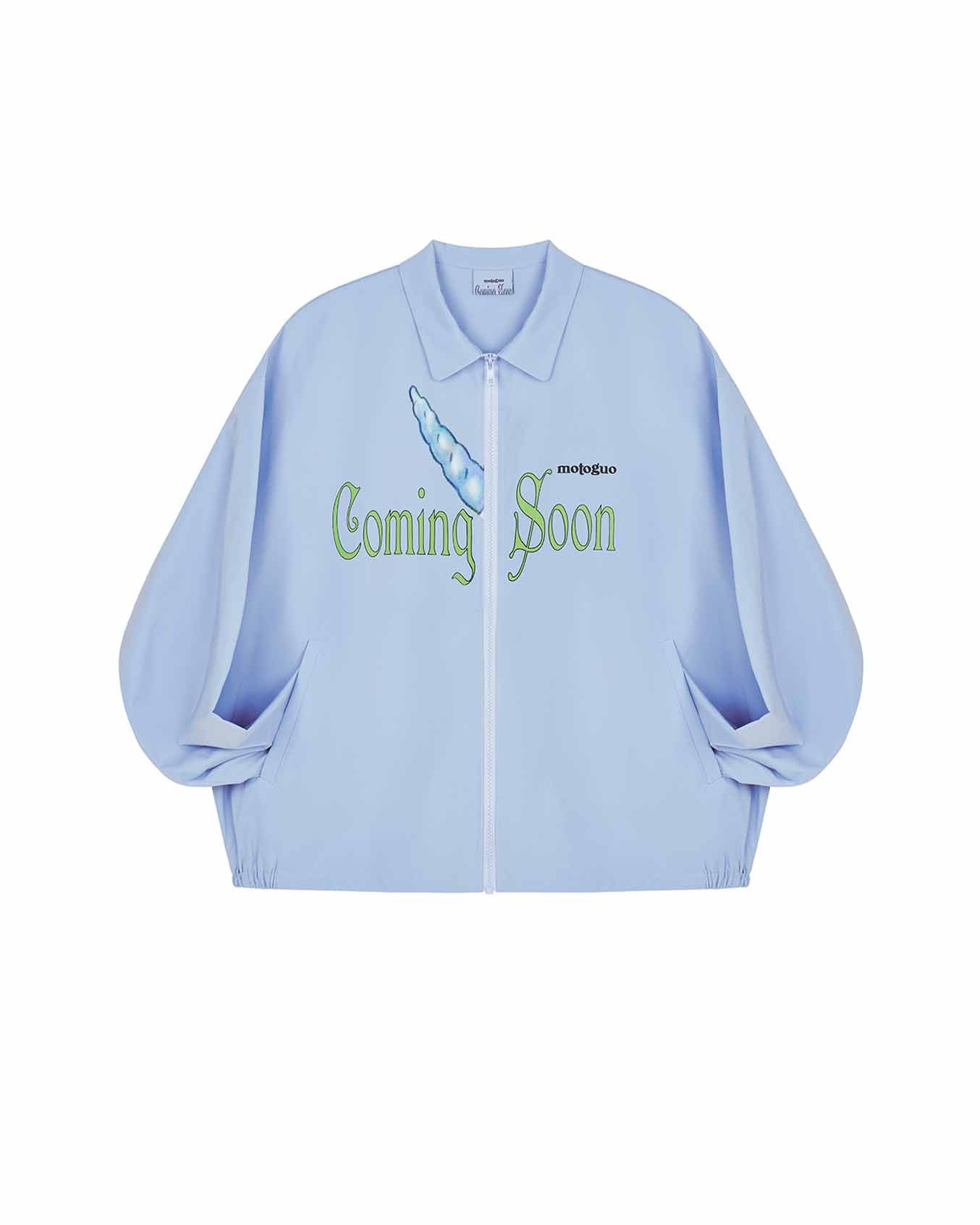 Coming Soon Track Jacket (Sky Blue) - BEV C multi label store