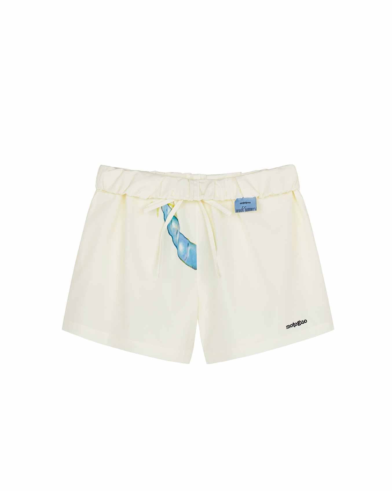 "Coming Soon" Shorts (Off White) - BEV C multi label store