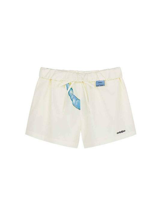 "Coming Soon" Shorts (Off White) - BEV C multi label store