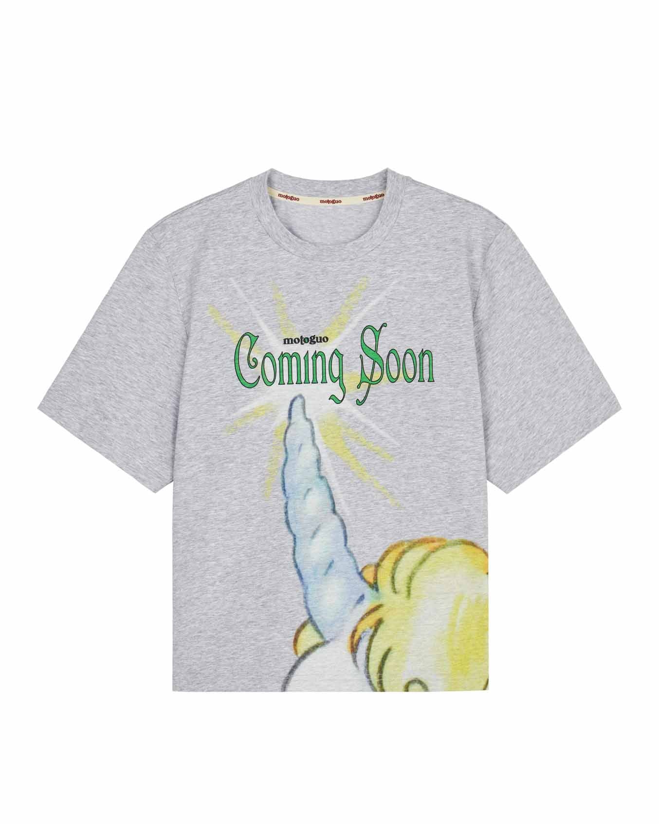 "Coming Soon" Short Sleeve T-Shirt (Cool Gray) - BEV C multi label store