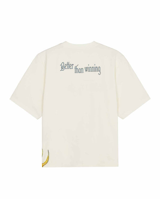 "Coming Soon" Short Sleeve T-Shirt (Off White) - BEV C multi label store