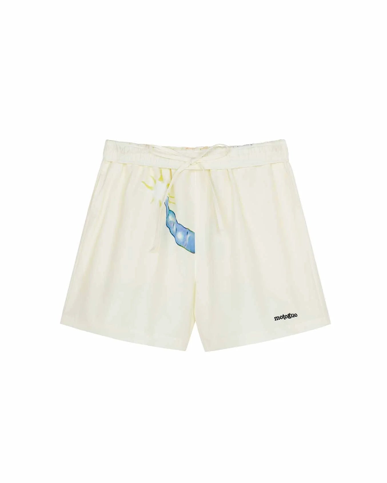 "Coming Soon" Shorts (Off White) - BEV C multi label store