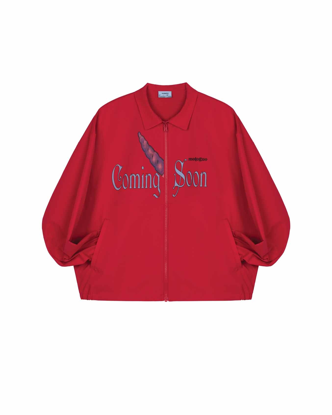Coming Soon Track Jacket (Red) - BEV C multi label store