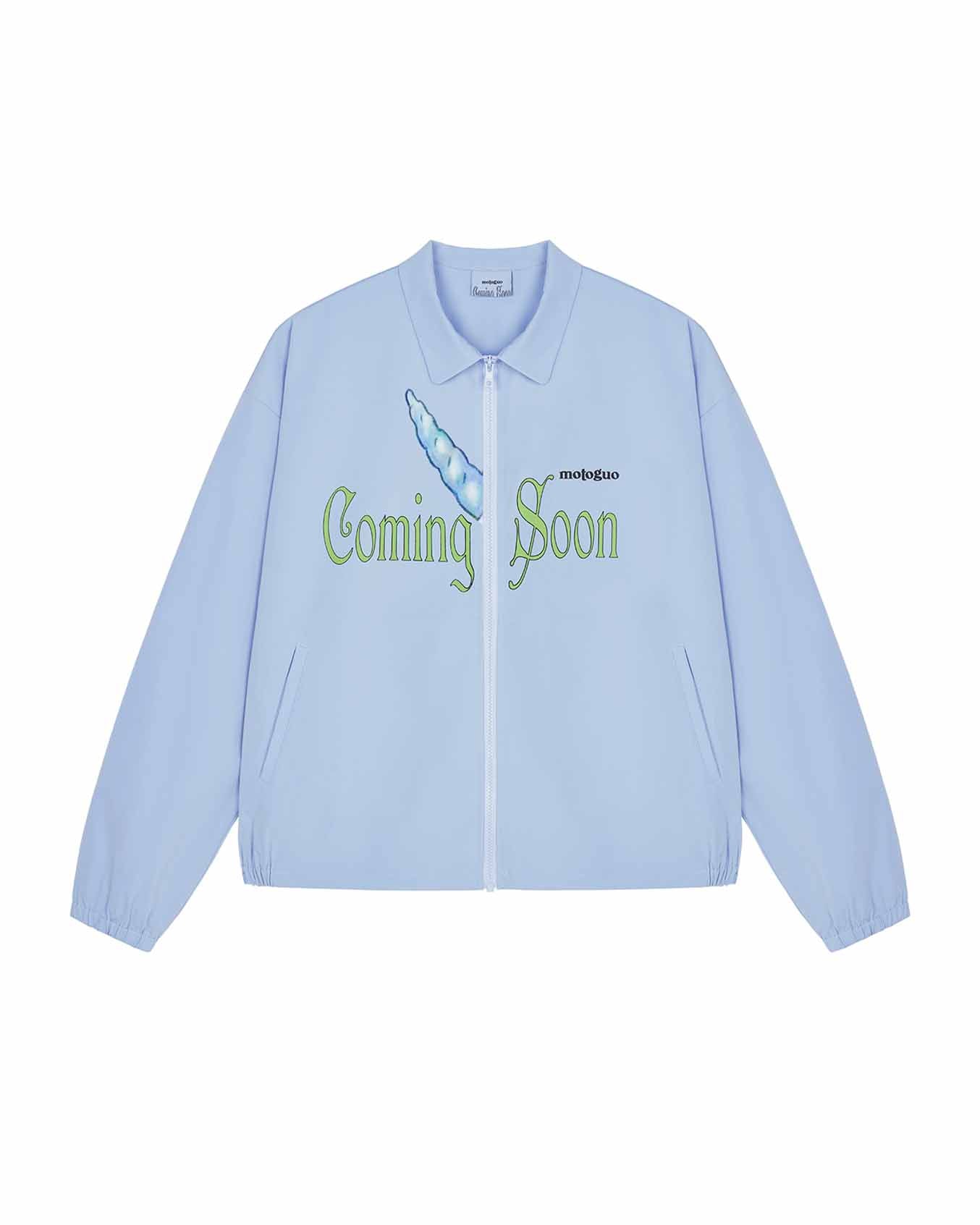 Coming Soon Track Jacket (Sky Blue) - BEV C multi label store