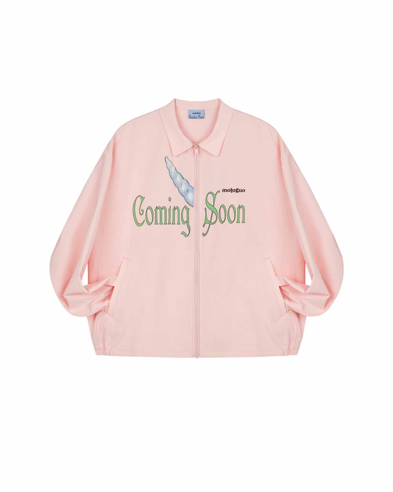 Coming Soon Track Jacket (Pink) - BEV C multi label store