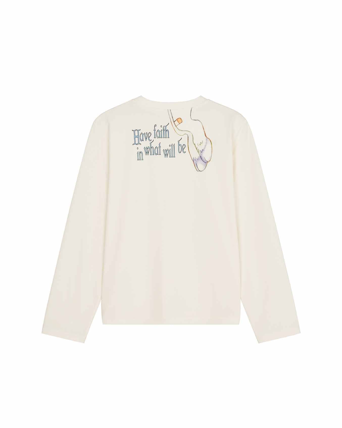 "Coming Soon" Long Sleeve T-Shirt (Off White) - BEV C multi label store