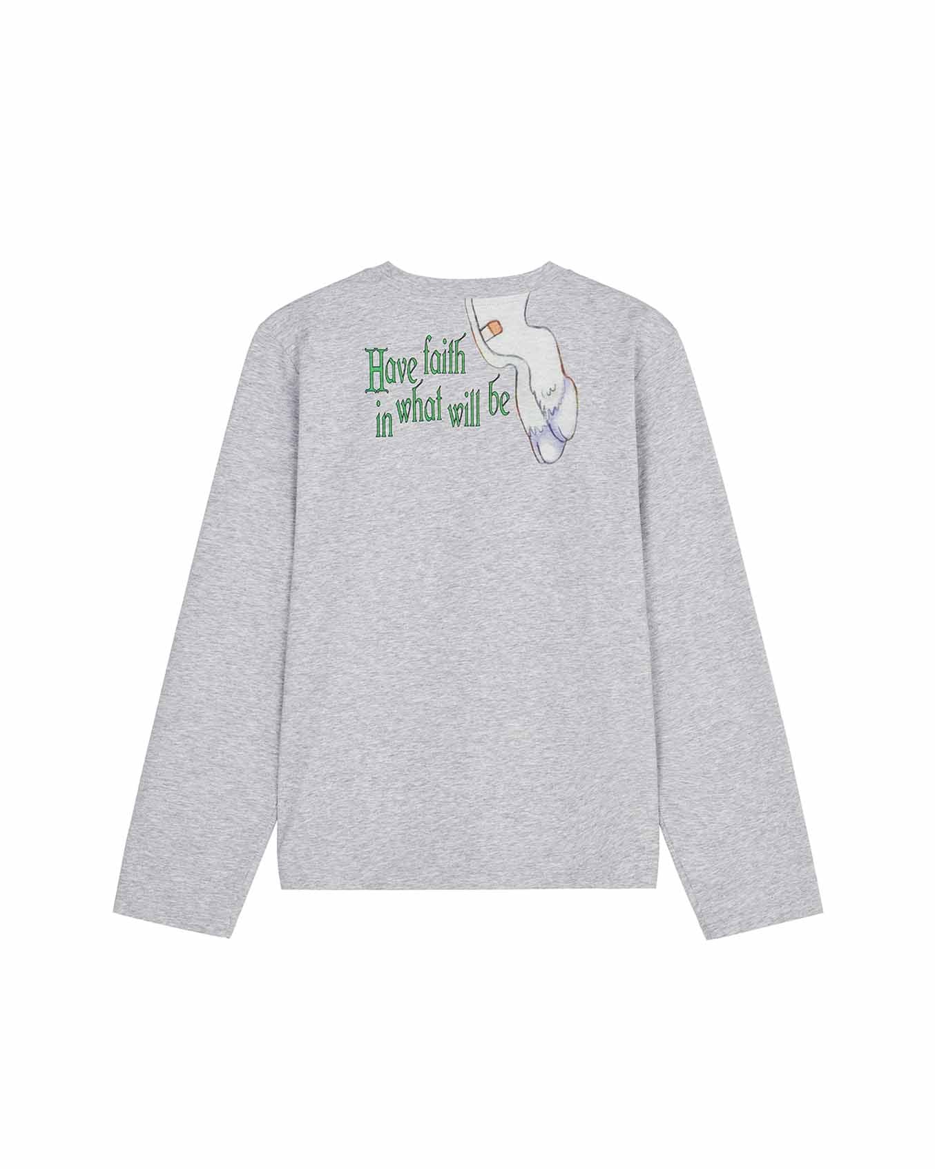"Coming Soon" Long Sleeve T-Shirt (Cool Gray) - BEV C multi label store