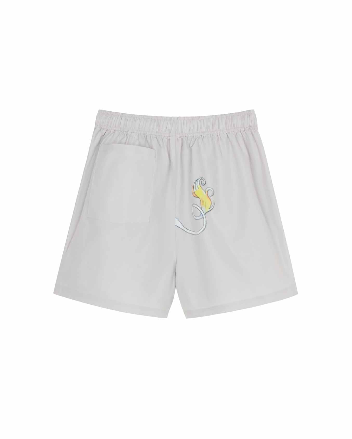 "Coming Soon" Shorts (Cool Gray) - BEV C multi label store