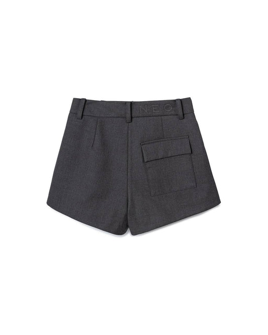 VOL.3_CH.1 Mandarin Suit Shorts - Gray - BEV C multi label store